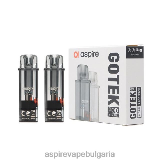 Aspire Vape Bulgaria - Aspire gotek pod (пренапълнено издание 4,5 ml), съвместимо с gotek x и gotek s DLHN8232